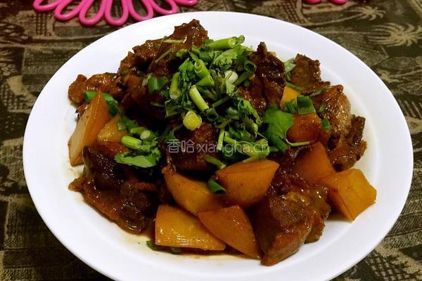 土豆炖鸭子的做法图解6