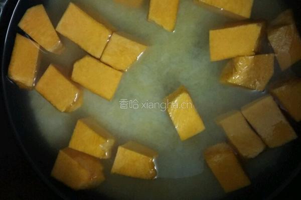 小米南瓜粥的做法图解3