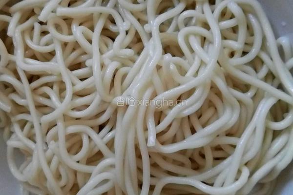 家常凉面的做法图解3