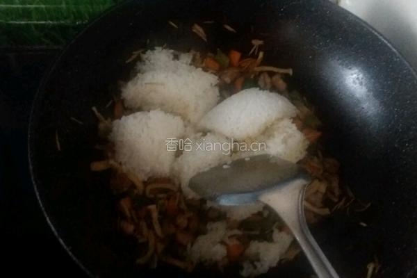 双菌芝士什锦焗饭的做法图解5
