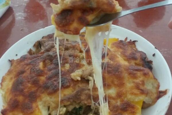 双菌芝士什锦焗饭的做法图解7
