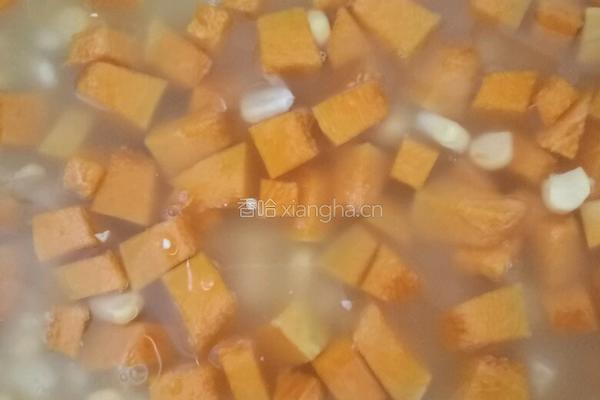 南瓜玉米酸奶浓浆的做法图解2