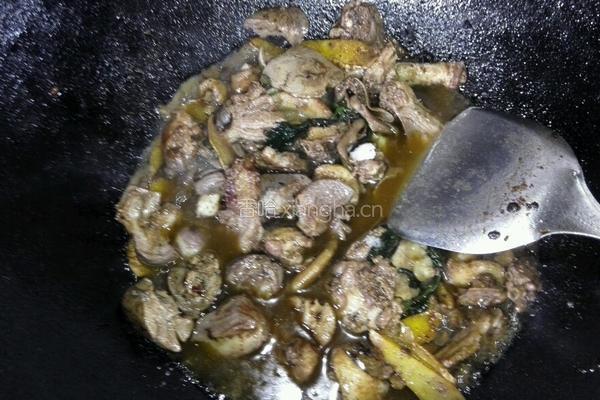 紫苏焖鸭肉的做法图解6