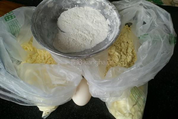 槐花粗粮烙饼的做法图解4