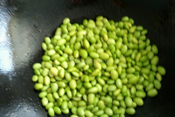 肉炒毛豆的做法图解4