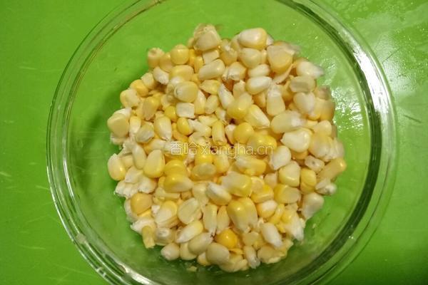 玉米山药米心粥的做法图解2