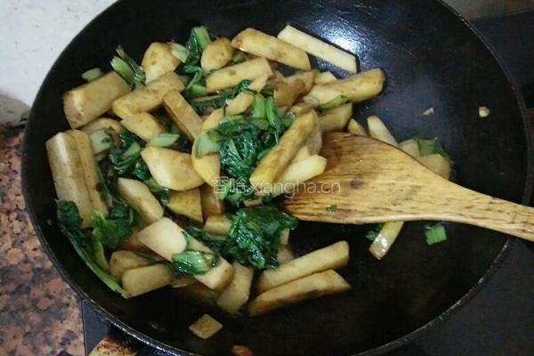 小白菜炖土豆的做法图解6