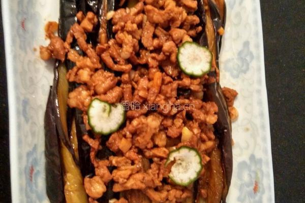 肉沫烧茄子的做法图解6