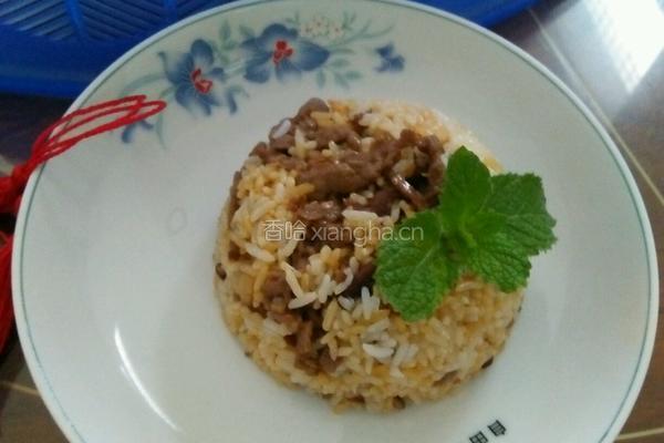 牛肉炒饭的做法图解7