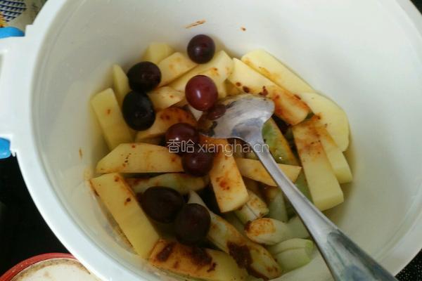 免炒版土豆芸豆的做法图解6