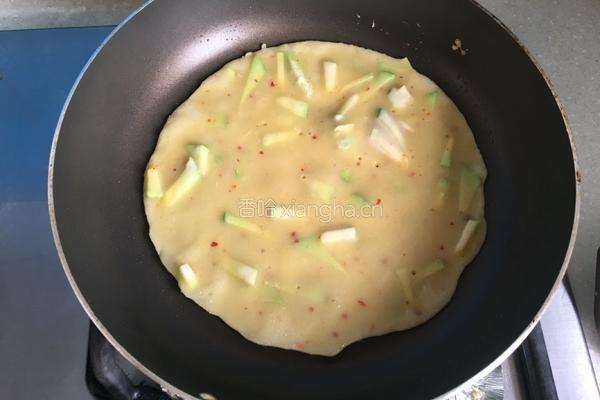 南瓜鸡蛋卷饼的做法图解9