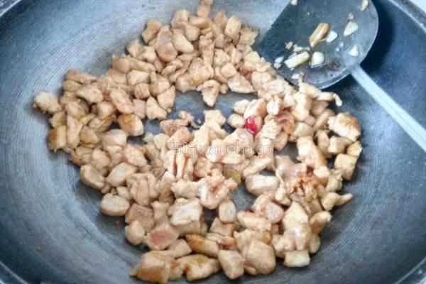 毛豆鸡丁的做法图解6