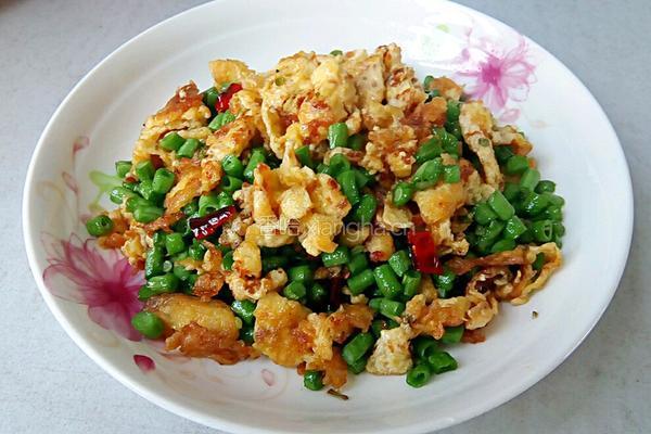 豆角炒蛋