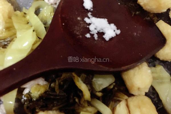 酸菜瘦肉炒豆干的做法图解8