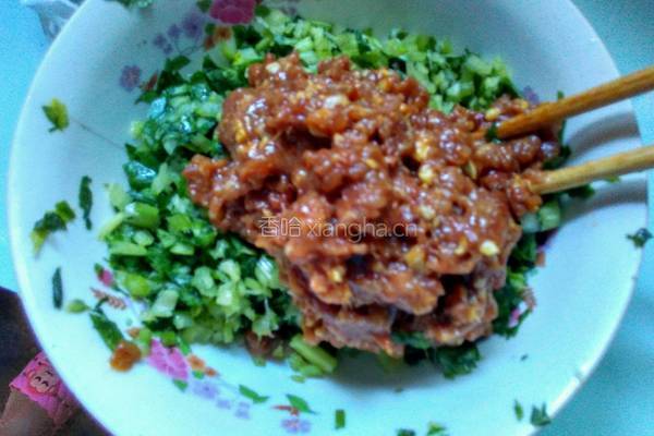 芹菜肉包的做法图解6