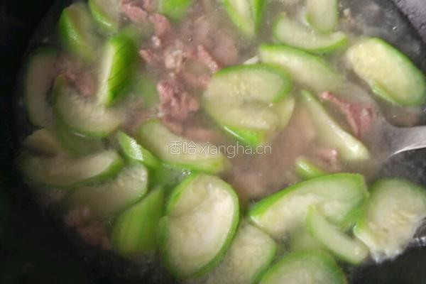 丝瓜肉片汤的做法图解6