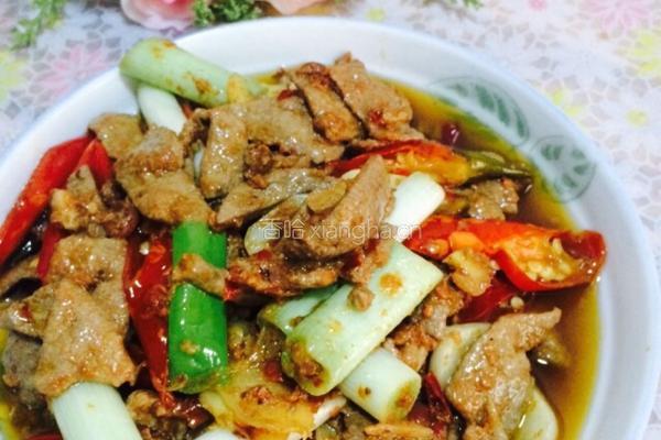 泡椒炒猪肝的做法图解9