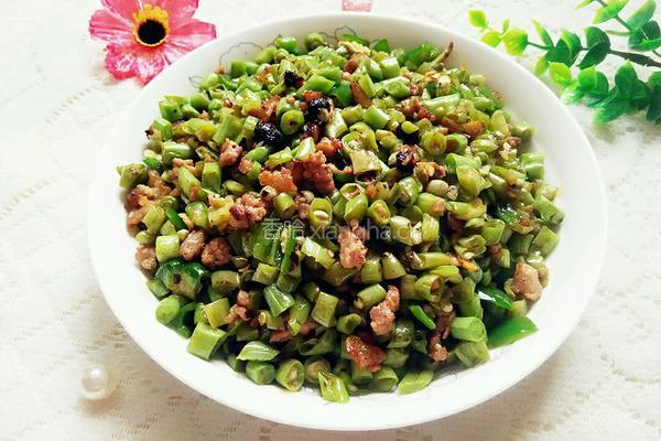 豉香肉末炒豆角的做法图解10