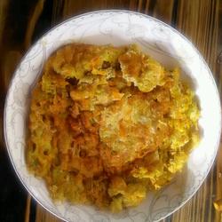 南瓜花摊鸡蛋饼的做法[图]