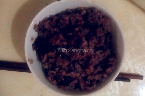 黑米玉米渣饭的做法图解3