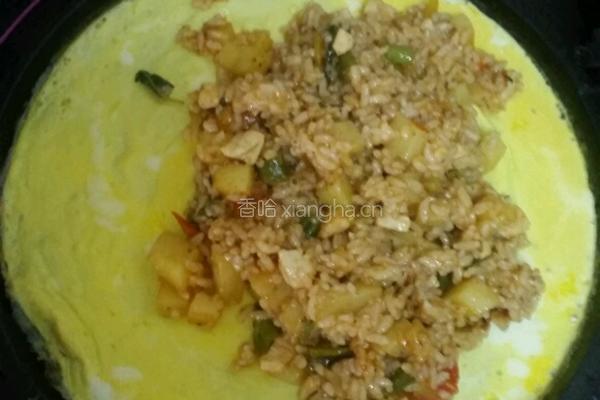鸡肉蛋包饭的做法图解7