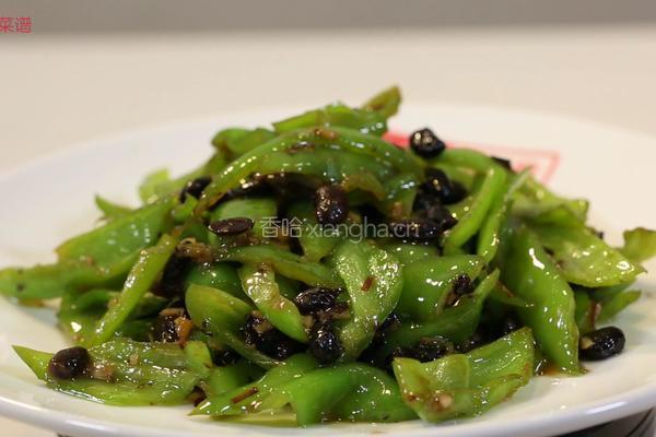 豆豉炒尖椒的做法图解6