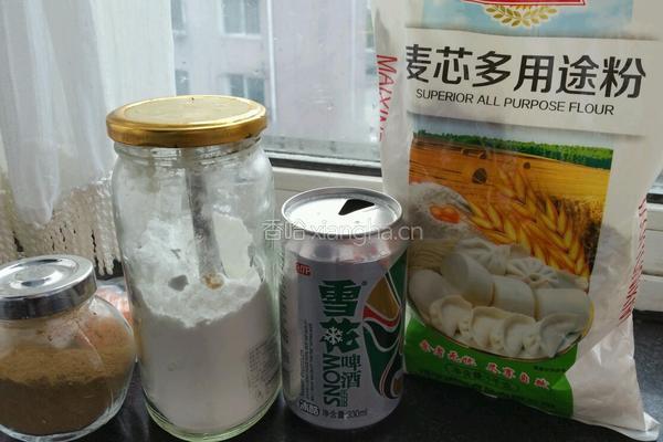 香酥鱿鱼圈的做法图解2