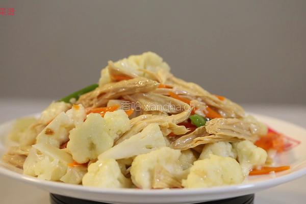 腐竹菜花的做法图解10