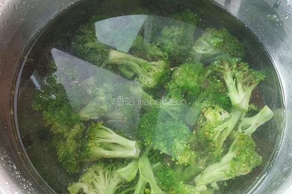 素炒西兰花的做法图解4