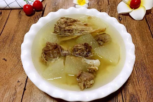 鸭头炖冬瓜汤的做法图解9