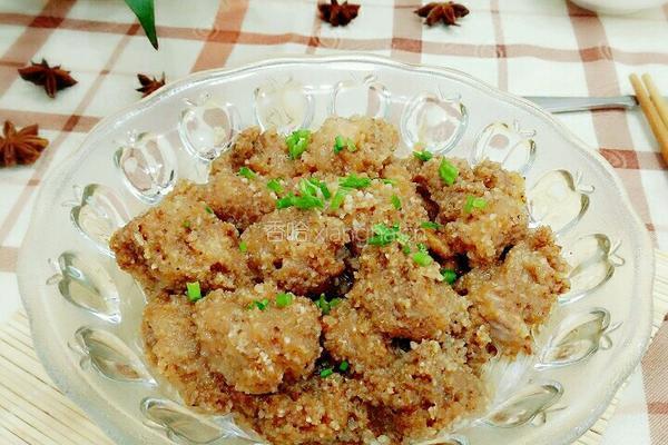 米粉蒸排骨粉丝的做法图解12