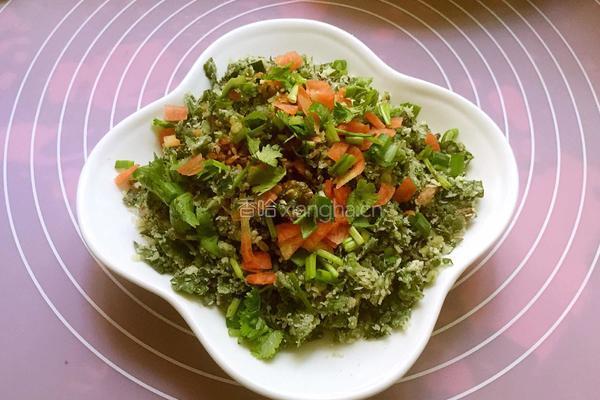 苋菜麦饭的做法图解10
