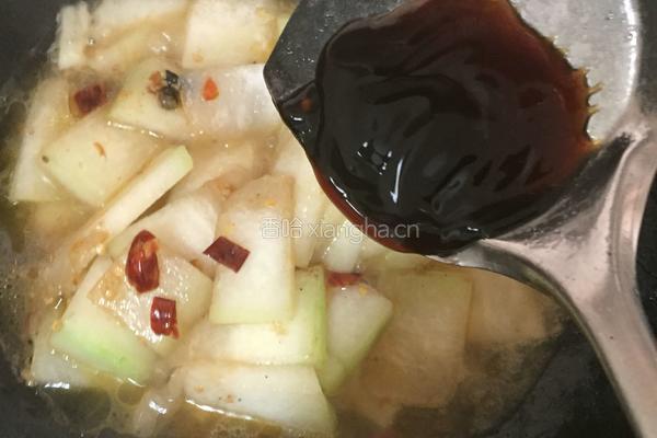 蚝油豉香冬瓜的做法图解7