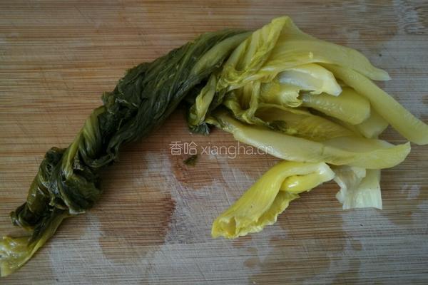 酸菜毛豆炒肉末的做法图解1