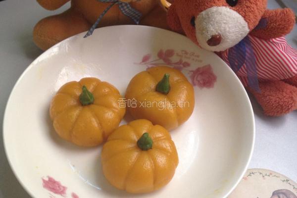 蒸南瓜饼