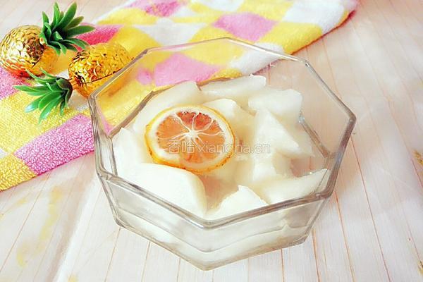 柠檬味冰糖雪梨的做法图解7