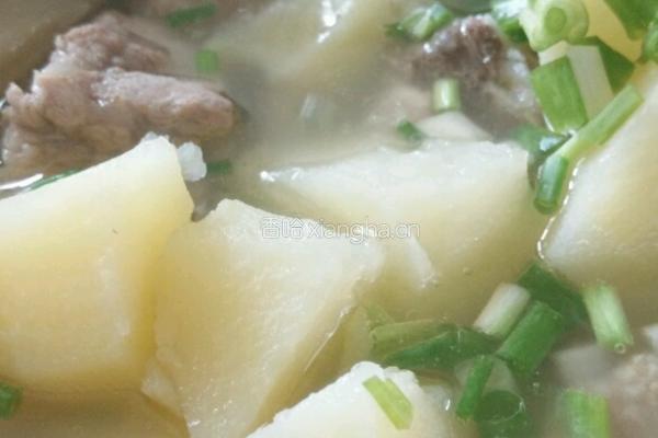 土豆排骨汤