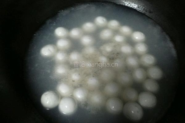 火腿汤圆（芝麻味）的做法图解2