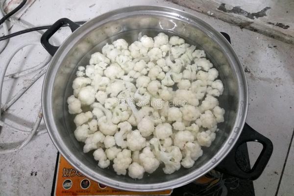糟熘花菜的做法图解2