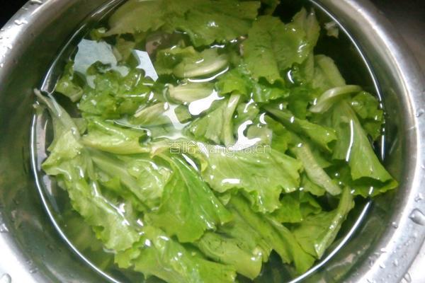 耗油生菜的做法图解1
