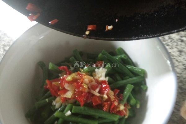 麻汁豆角的做法图解3