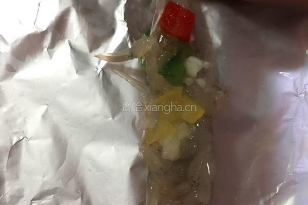 芝士烤虾的做法图解3