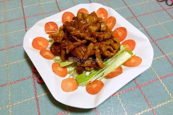 豆瓣酱肉丝的做法图解9