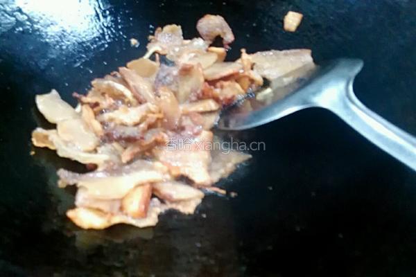 腊肉炒香椿的做法图解5