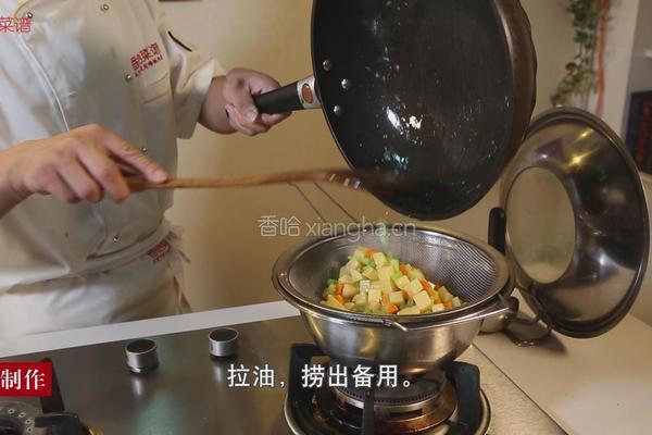 炒三丁的做法图解4