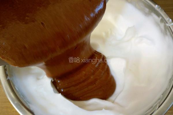 可可戚风蛋糕（八寸）的做法图解14
