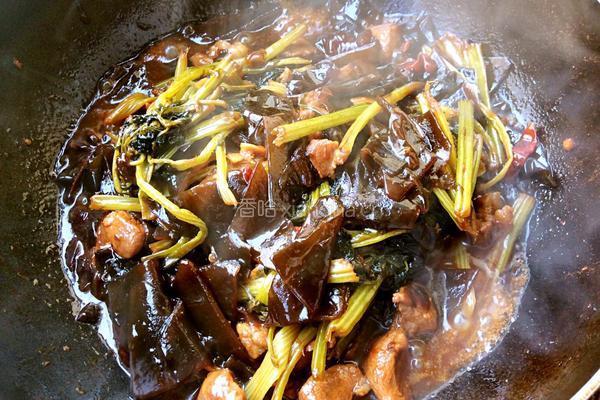 烀芹菜海带咸菜的做法图解10