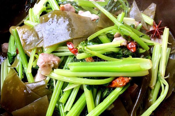 烀芹菜海带咸菜的做法图解8