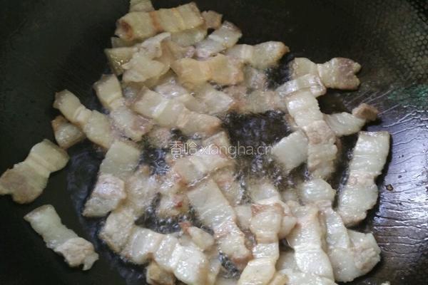 回锅肉片的做法图解4