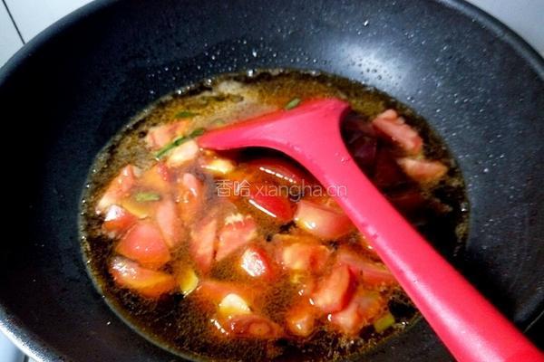 西红柿炒豆腐的做法图解12